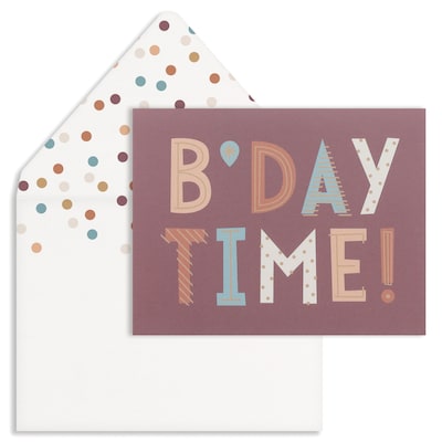 4 1/4" x 5 1/2"  Birthday Assortment Cards, with Envelopes