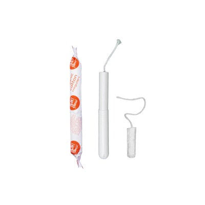 Aunt Flow Regular Absorbency Organic Cotton Tampons, Cardboard Applicator, 36/Box (TAMP-ORG-CMR-36)