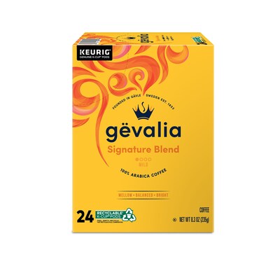 Gevalia Signature Blend Coffee Keurig® K-Cup® Pods, Light Roast, 24/Box (5305)