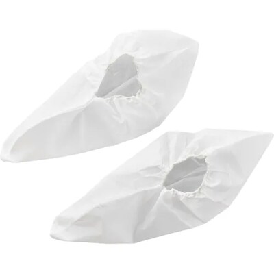 Global Industrial™ Skid Resistant Disposable Shoe Covers, Size 6-11, White, 150 Pairs/Case (708198AWH)