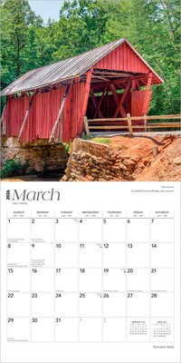 2026 BrownTrout Palmetto State South Carolina Places 12" x 12" Monthly Wall Calendar (9798330705061)