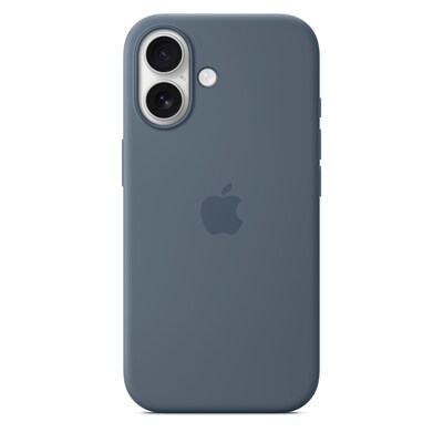 Apple Silicone MagSafe Phone Case for iPhone 17, Anchor Blue (MGEW4ZM/A)
