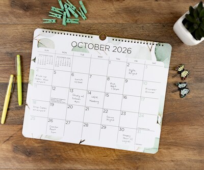 2026-2027 Overland Travelware 15 x 12 Monthly Wall Calendar (90524)