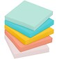 Post-it Notes, 3" x 3", Beachside Café Collection, 100 Sheet/Pad, 12 Pads/Pack (654AST)