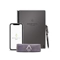 Rocketbook Fusion Reusable Notebook Planner Combo, 6 x 8.8, 7 Page Styles, 42 Pages, Gray (EVRF-E-