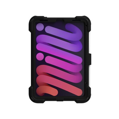 The Joy Factory aXtion Bold MPS 8.3" Lockable Rugged Case for iPad mini A17 Pro & 6th Gen, Black (CWA302KL)