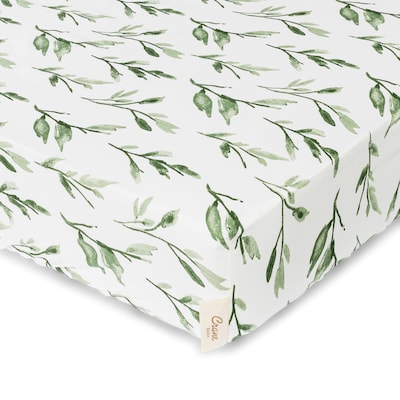 Parker Fitted Crib Fitted Sheet - Leaf