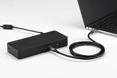 Kensington USB4 4.9 ft. USB-C to USB-C Charging Cable, Male to Male, Black (K32301WW)