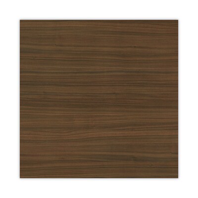 Alera Valencia Series Hutch with Doors, 4 Compartments, 64.75" x 15" x 35.38", Modern Walnut (ALEVA286615WA)
