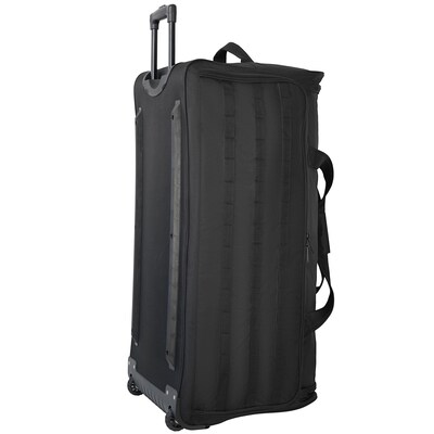 U.S. Army ROMEO 36" Polyester Telescoping Travel Duffel with Wheels, Black (USLROM36BLK)