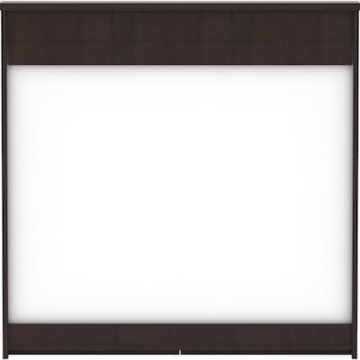 Lorell Laminate Dry-Erase Whiteboard, Presentation Cabinet, 47.3" W x 47.3" H (LLR18275)