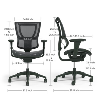 Workplace2.0™ Lawton Ergonomic Mesh Swivel Task Chair, Black (UN28570)