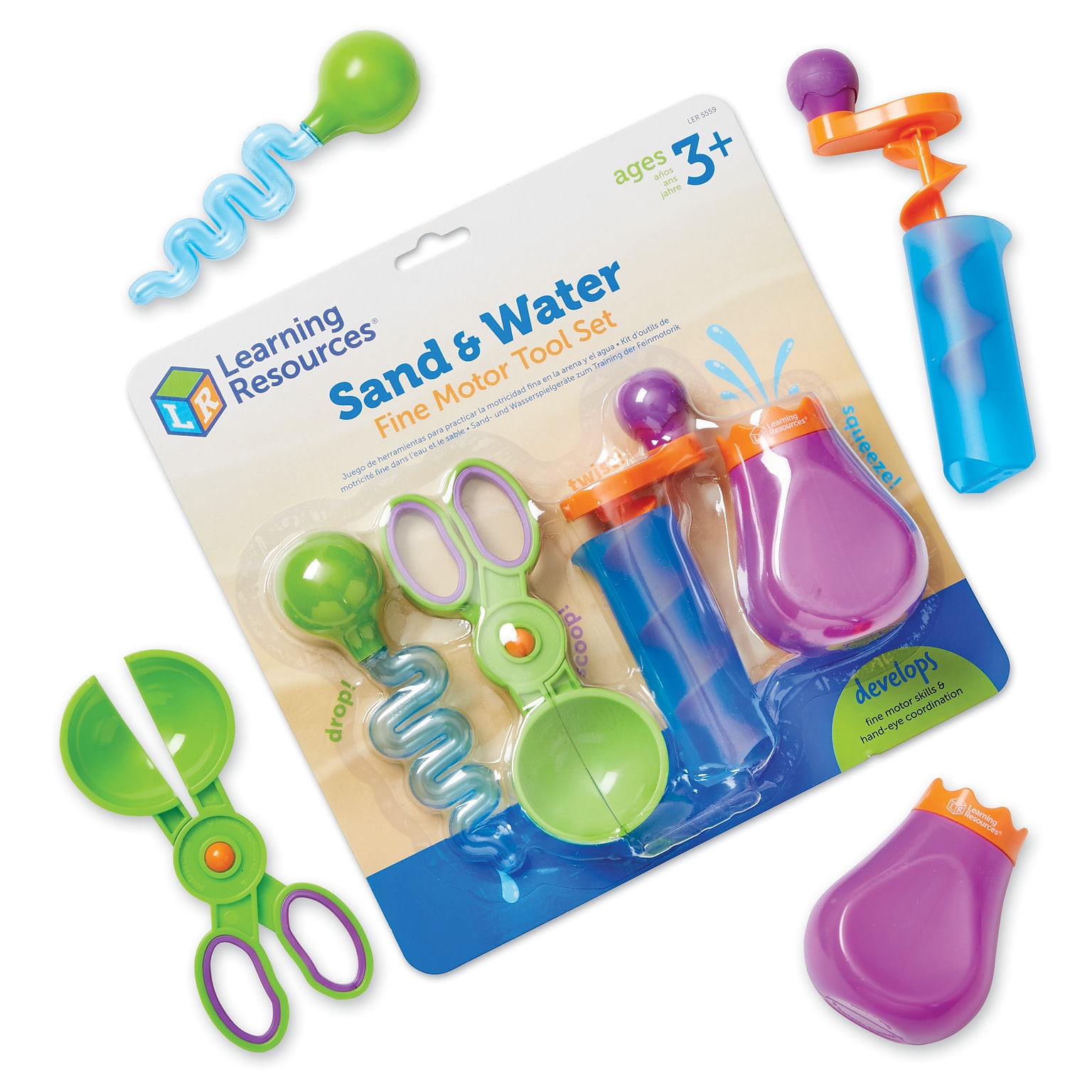 Learning Resources Sand & Water Fine Motor Set Educational Toys (LER5559)