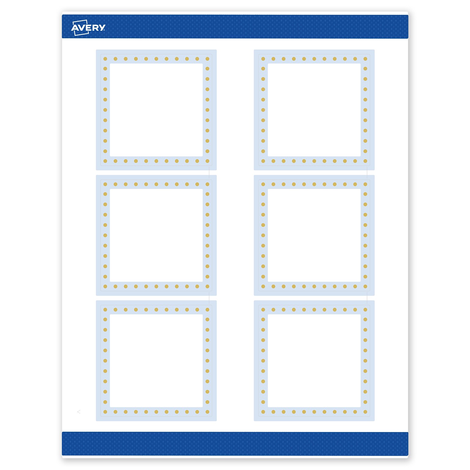 Avery Laser/Inkjet Square Multipurpose Labels, 3 x 3, White, 60/Pack (S00DMF)
