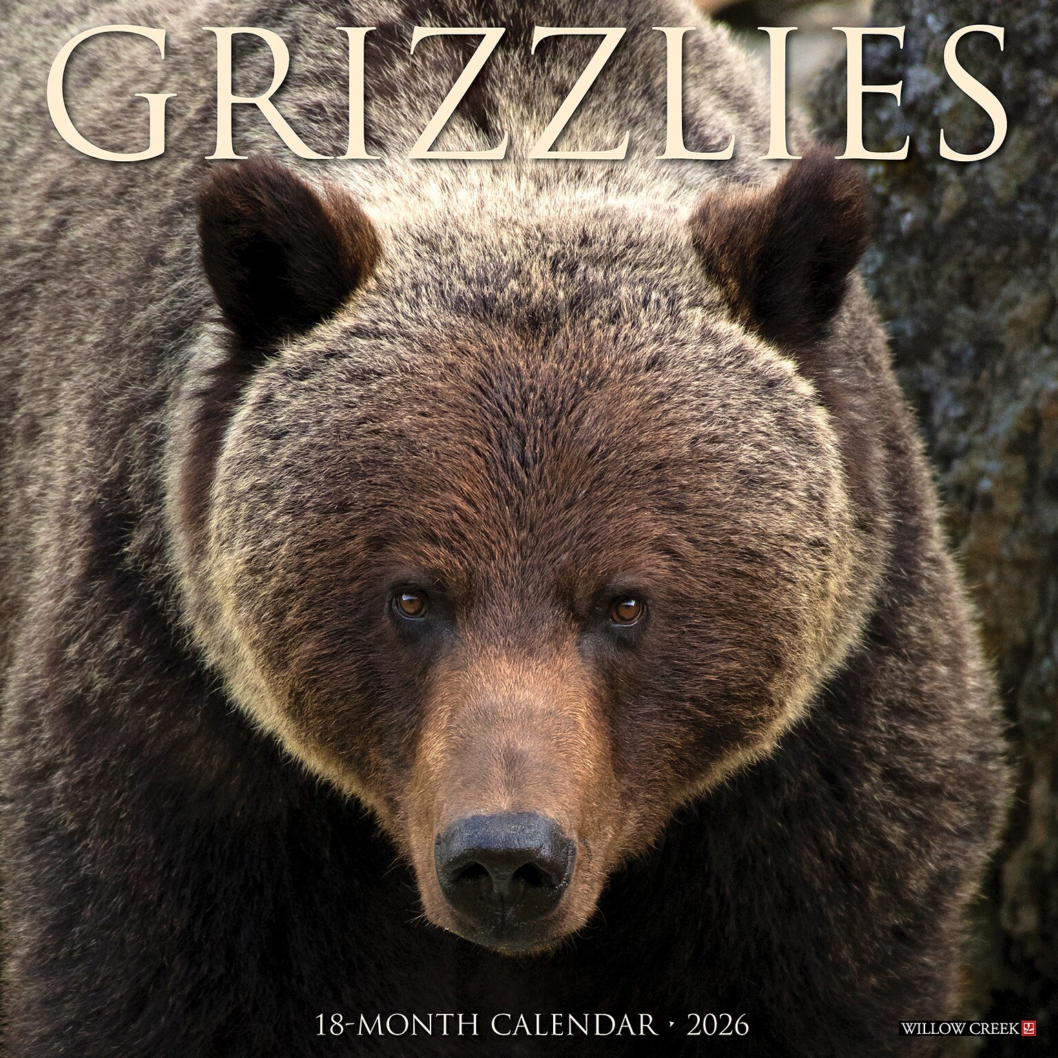 2026 Willow Creek Grizzlies 12 x 12 Monthly Wall Calendar (51399)