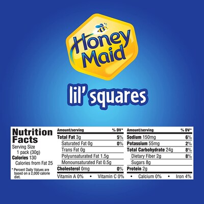 Honey Maid Honey Graham Crackers, 1.06 oz., 72/Carton (MOZ001932000166)