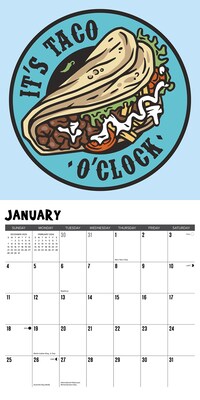 2026 Willow Creek Let's Taco About It 12" x 12" Monthly Wall Calendar (51764)
