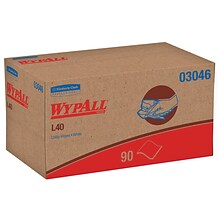 Wypall® L40 Wipers, White, 90/Bx