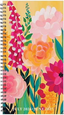 2026-2027 Willow Creek 3.5 x 6.5 Academic Weekly & Monthly Planner, Wild Garden Glow (65884)