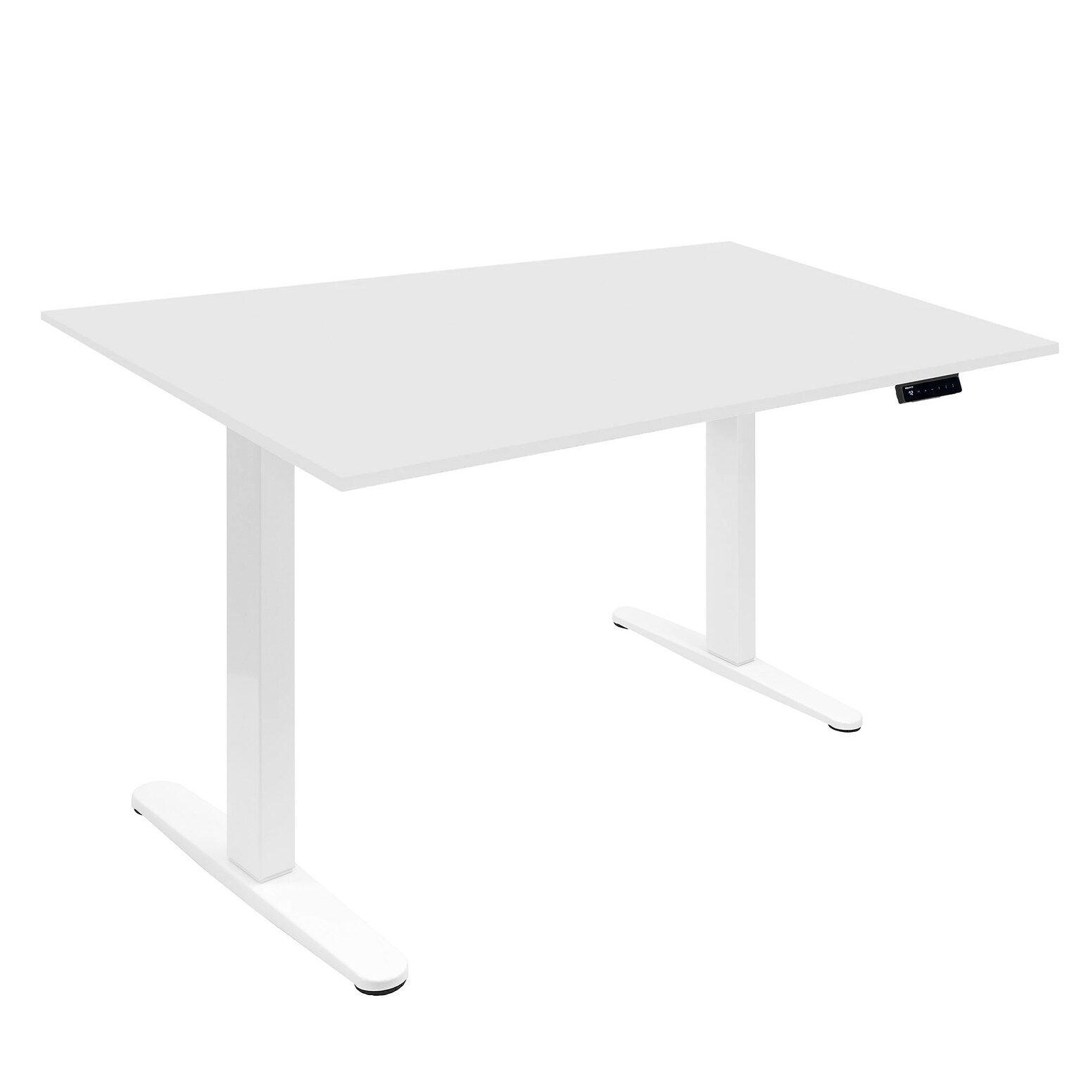 Mount-It! 55W Electric Adjustable Standing Desk, White (MI-18061)