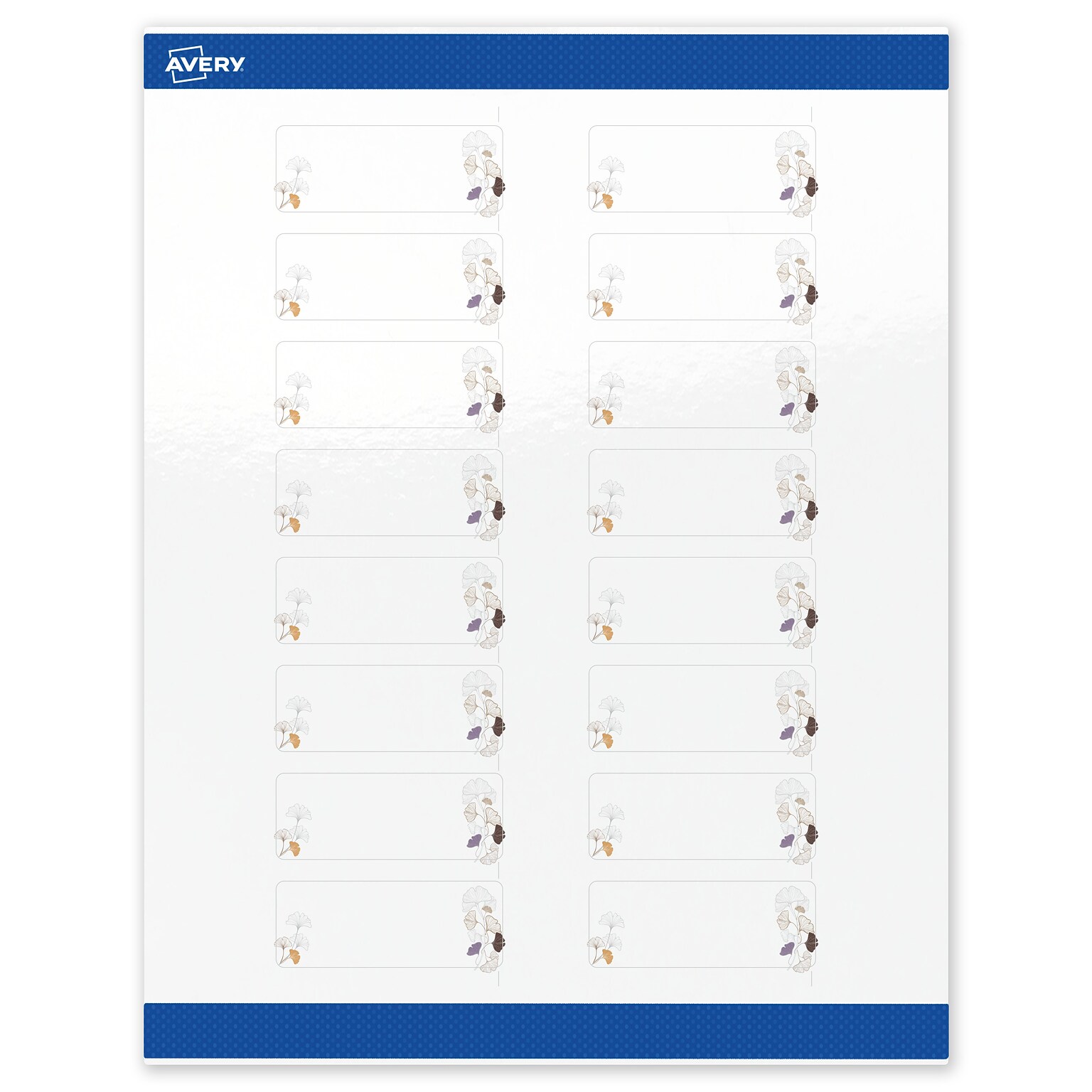 Avery Laser/Inkjet Rectangle Multipurpose Labels, 1 x 2-5/8, White, 160/Pack (S00-F45)