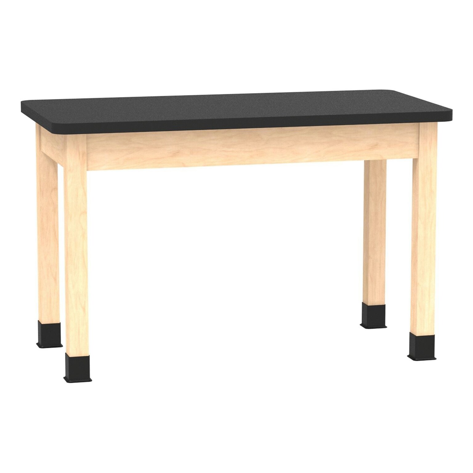 Diversified Woodcrafts School Classroom Rectangular Science Lab Table, 48 x 24, Light Hardwood (P710LBBM30N)