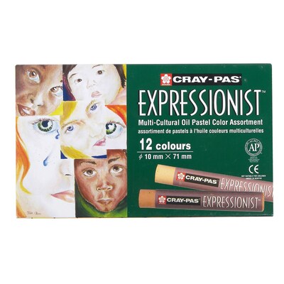Sakura Cray-Pas Expressionist Oil Pastels, Skin Tone, 12/Set (SAKXLP12SA)