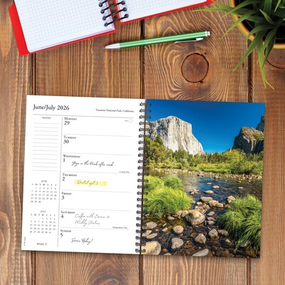 2026 Willow Creek National Parks 6.5" x 8.5" Daily & Monthly Personal Organizer (54659)