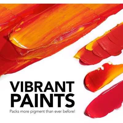 Daler-Rowney System3 Acrylic Paint, Heavy Body, Starter Set, Assorted Colors, 59ml, 6 Pieces (DRW140900123)