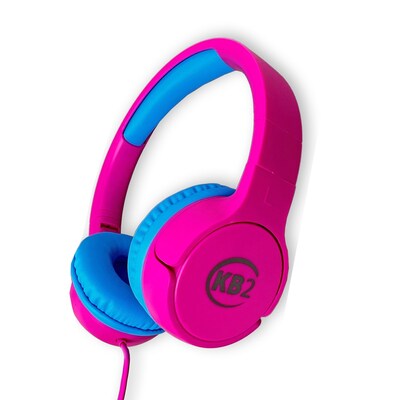 Contixo KB2 Premium Kids Headphones, Pink, 2/Pack (CNXKB2PINK-2)