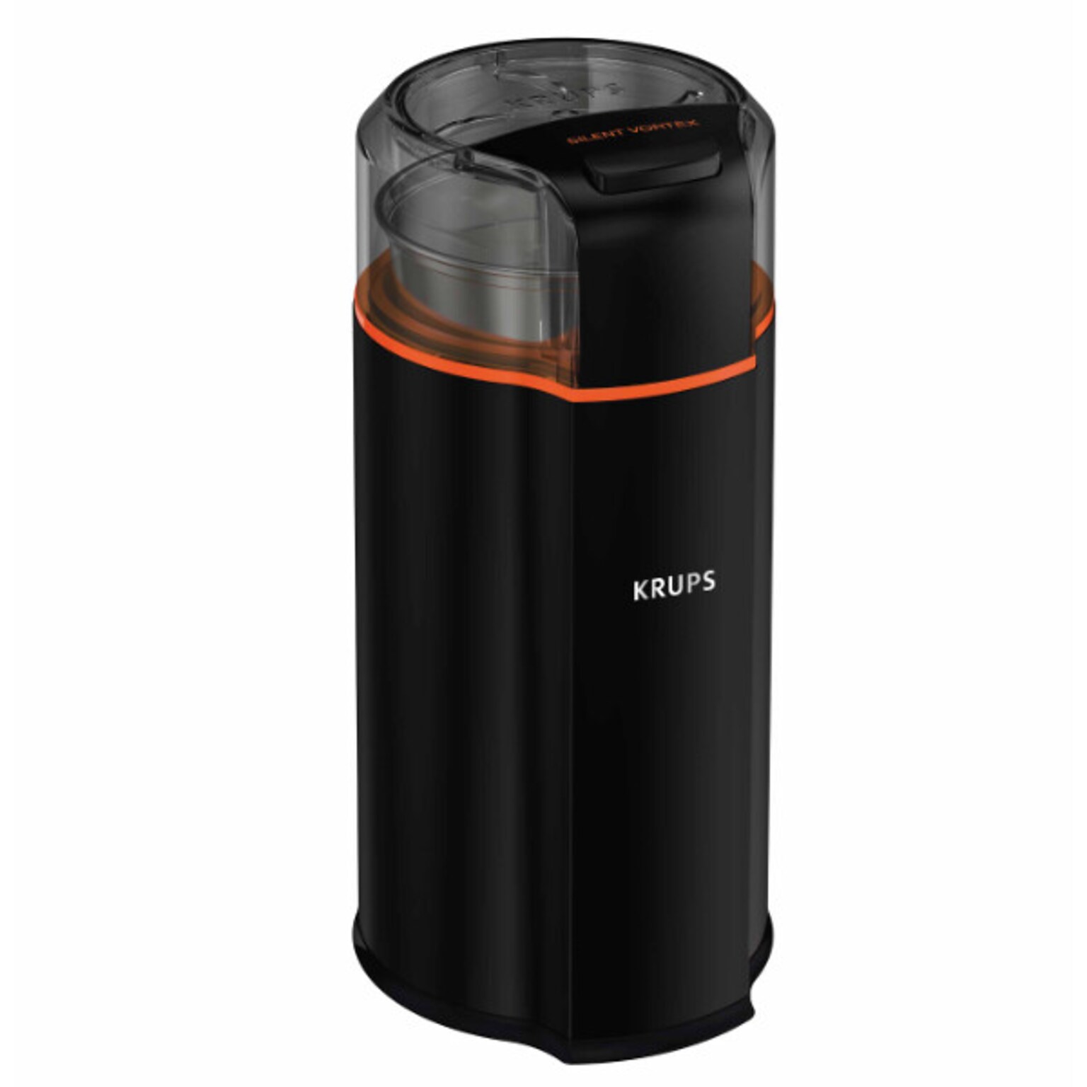 Krups Silent Vortex Blade Coffee Grinder, Black (GX332850)