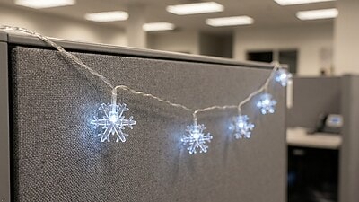 Excello Brands 20' Snowflake Holiday String Lights, 40 Lights (EGP-HL-SNF-20)