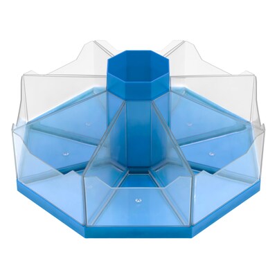 Junior Learnin Plastic Classroom Caddie Octagonal Storage System, Blue (JRL726)