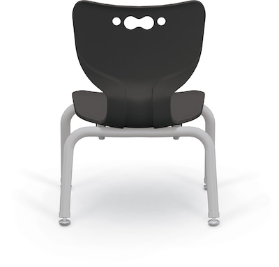 MooreCo 10" Hierarchy Student Chair with 4 Legs, Black/Platinum Base (703673561648)