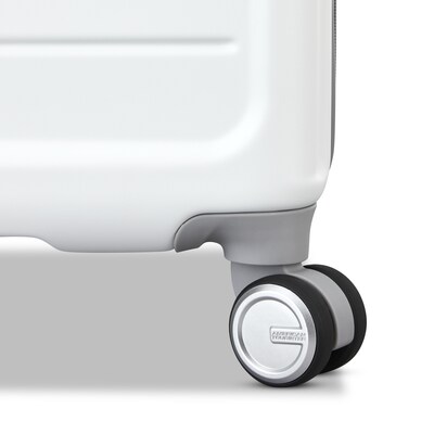 American Tourister 18.9" Hardside Carry-On Suitcase Spinner, White (152600-1908)