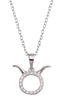 Parikhs Zodiac 925 Sterling Necklace - Taurus
