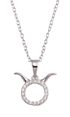 Parikhs Zodiac 925 Sterling Necklace - Taurus