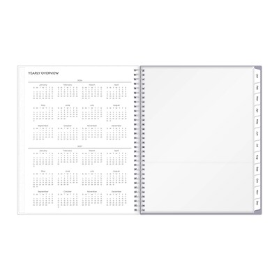 2026 Blue Sky Ru Du Flore 8.5" x 11"  Weekly & Monthly Planner, Plastic Cover, Multicolored (101602-26)