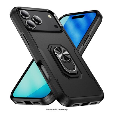 SaharaCase Raider Series Heavy Duty Phone Case for iPhone 17 Pro Max, Shock Absorbing, Black (CP00994)