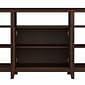 Bush Furniture Key West Console TV Stand, Screens up to 65", Bing Cherry (KWS027BC)
