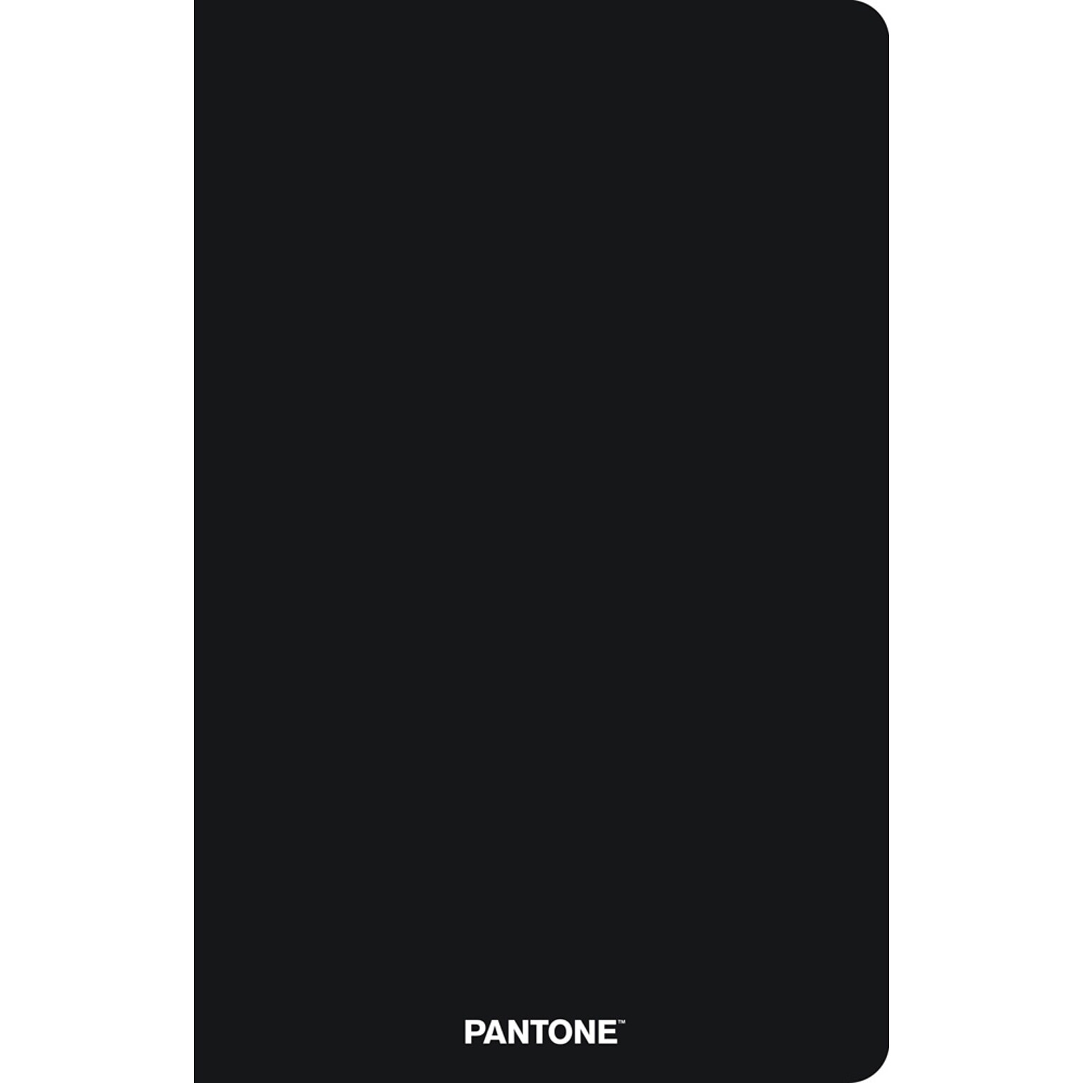 BrownTrout Pantone 5.25 x 8.25 Lined Compact Journal, Paper Cover, Black (9781975483753)