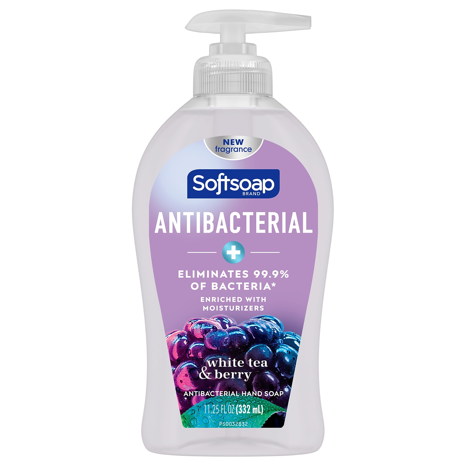 Softsoap Antibacterial Liquid Hand Soap, White Tea & Berry Fusion, 11.25 Oz. (US03574A)