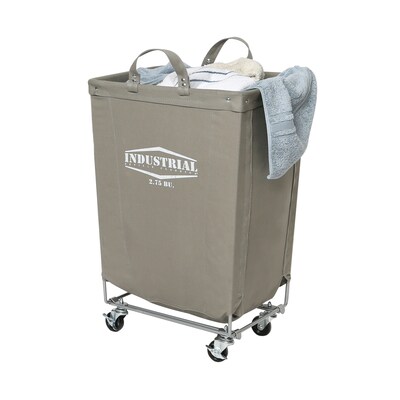Seville Classics Heavy-Duty Canvas Hamper, Gray (WEB598)