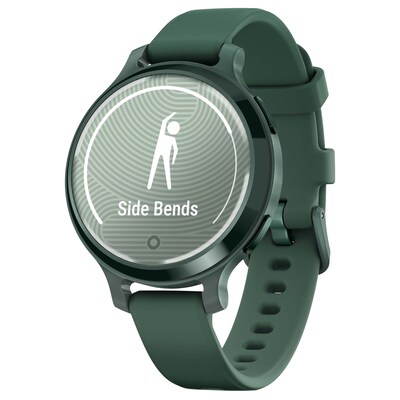 Garmin Lily 2 Active Smartwatch, GPS, 38mm, Jasper Green Case & Silicone Band (010-02891-02)