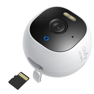 Eufy Indoor Wireless Pan and Tilt Security Camera, White (T8414J21)