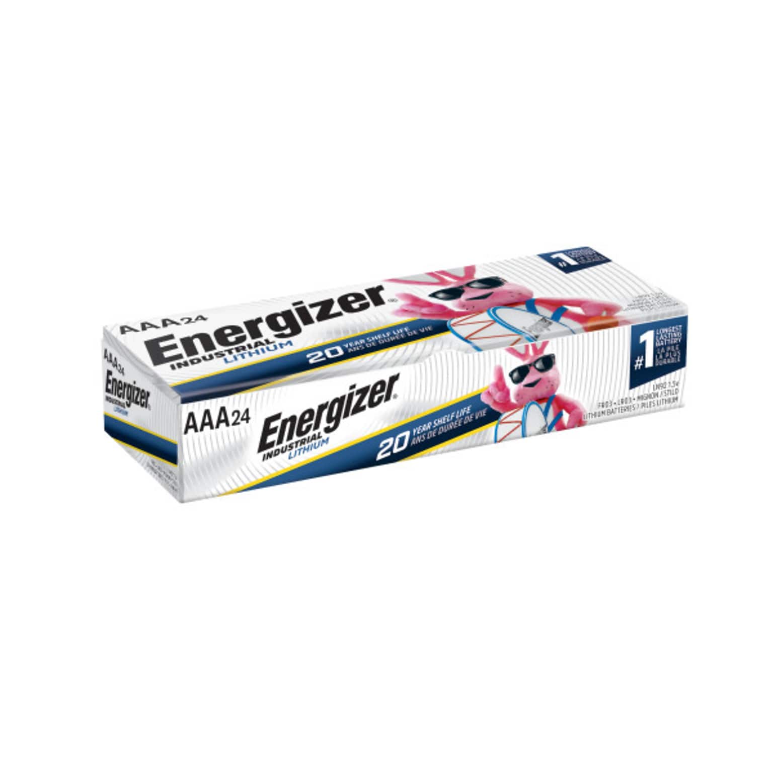 Energizer Industrial AAA Lithium Batteries, 24/Box (LN92)