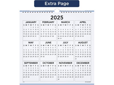 2024 AT-A-GLANCE Landscape 12" x 12" Monthly Wall Calendar (88200-24)