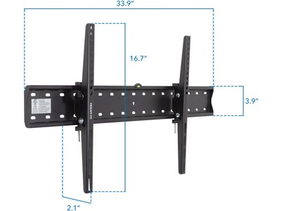 Mount-It! Tilt Wall TV Mount, 110 lbs. Max. (MI-14004)