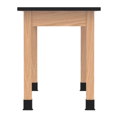 Diversified Woodcrafts School Classroom Rectangular Science Lab Table, 60 x 24, Oak (C7606K30N)
