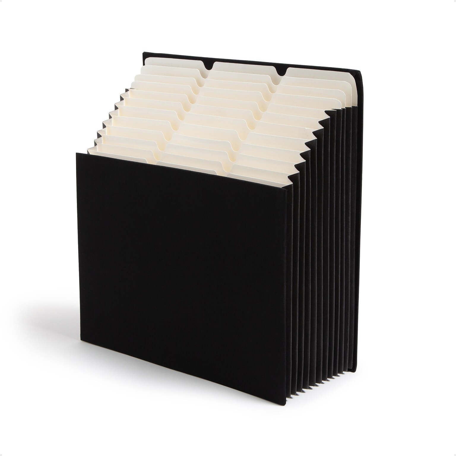 Smead Stadium 50% Recycled Heavy Duty Reinforced Fabric Accordion File, 12 Pocket, Letter, Charcoal (70227)